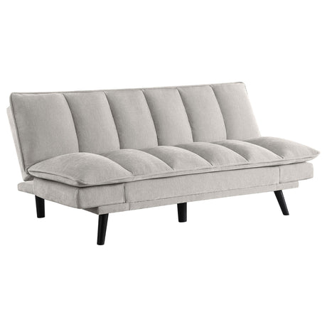 Laredo Upholstered Tufted Convertible Sofa Bed Light Grey by Coaster at Eve Furniture