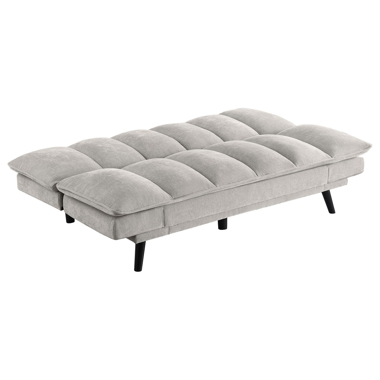 Laredo Upholstered Tufted Convertible Sofa Bed Light Grey by Coaster at Eve Furniture