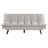 Laredo Upholstered Tufted Convertible Sofa Bed Light Grey by Coaster at Eve Furniture