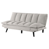 Laredo Upholstered Tufted Convertible Sofa Bed Light Grey by Coaster at Eve Furniture