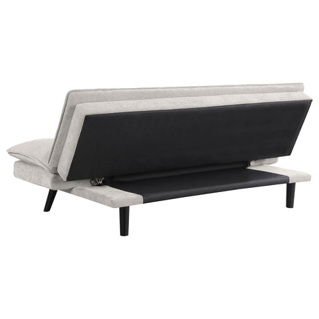 Laredo Upholstered Tufted Convertible Sofa Bed Light Grey by Coaster at Eve Furniture