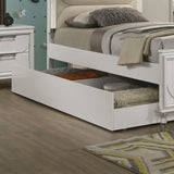 Lareina Pearl White Twin Bed by Furniture of America at Eve Furniture