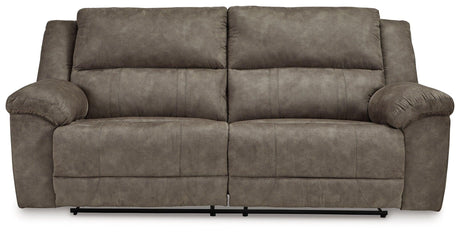 Laresview Fossil Manual Reclining Sofa by Ashley at Eve Furniture