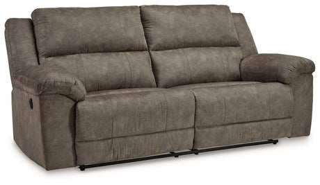 Laresview Fossil Manual Reclining Sofa by Ashley at Eve Furniture