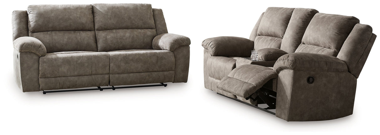 Laresview Fossil Reclining Living Room Set