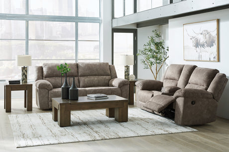 Laresview Fossil Reclining Living Room Set