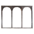 Large Hand Carved Wood Triple Arch by Home Trends & Design at Eve Furniture