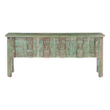 Large Vintage Wood Door Console Table by Home Trends & Design at Eve Furniture