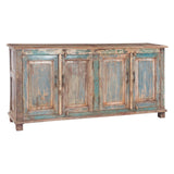 Large Wood Sideboard Crafted from Four Vintage Doors by Home Trends & Design at Eve Furniture
