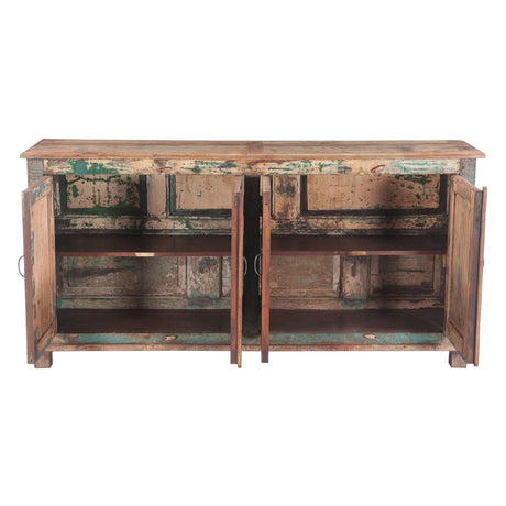 Large Wood Sideboard Crafted from Four Vintage Doors by Home Trends & Design at Eve Furniture