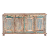Large Wood Sideboard Crafted from Four Vintage Doors by Home Trends & Design at Eve Furniture