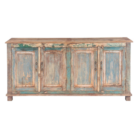Large Wood Sideboard Crafted from Four Vintage Doors by Home Trends & Design at Eve Furniture