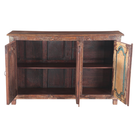 Large Wood Sideboard Crafted from Three Vintage Doors by Home Trends & Design at Eve Furniture