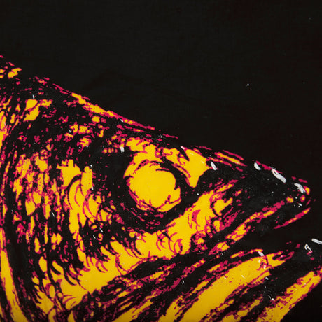 Largemouth Bass Orange by Mercana Studio a Hand Embellished Textured Canvas by Mercana at Eve Furniture