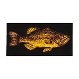 Largemouth Bass Orange by Mercana Studio a Hand Embellished Textured Canvas by Mercana at Eve Furniture