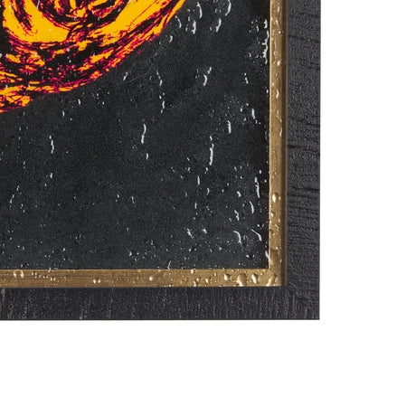 Largemouth Bass Orange by Mercana Studio a Hand Embellished Textured Framed Art Print by Mercana at Eve Furniture