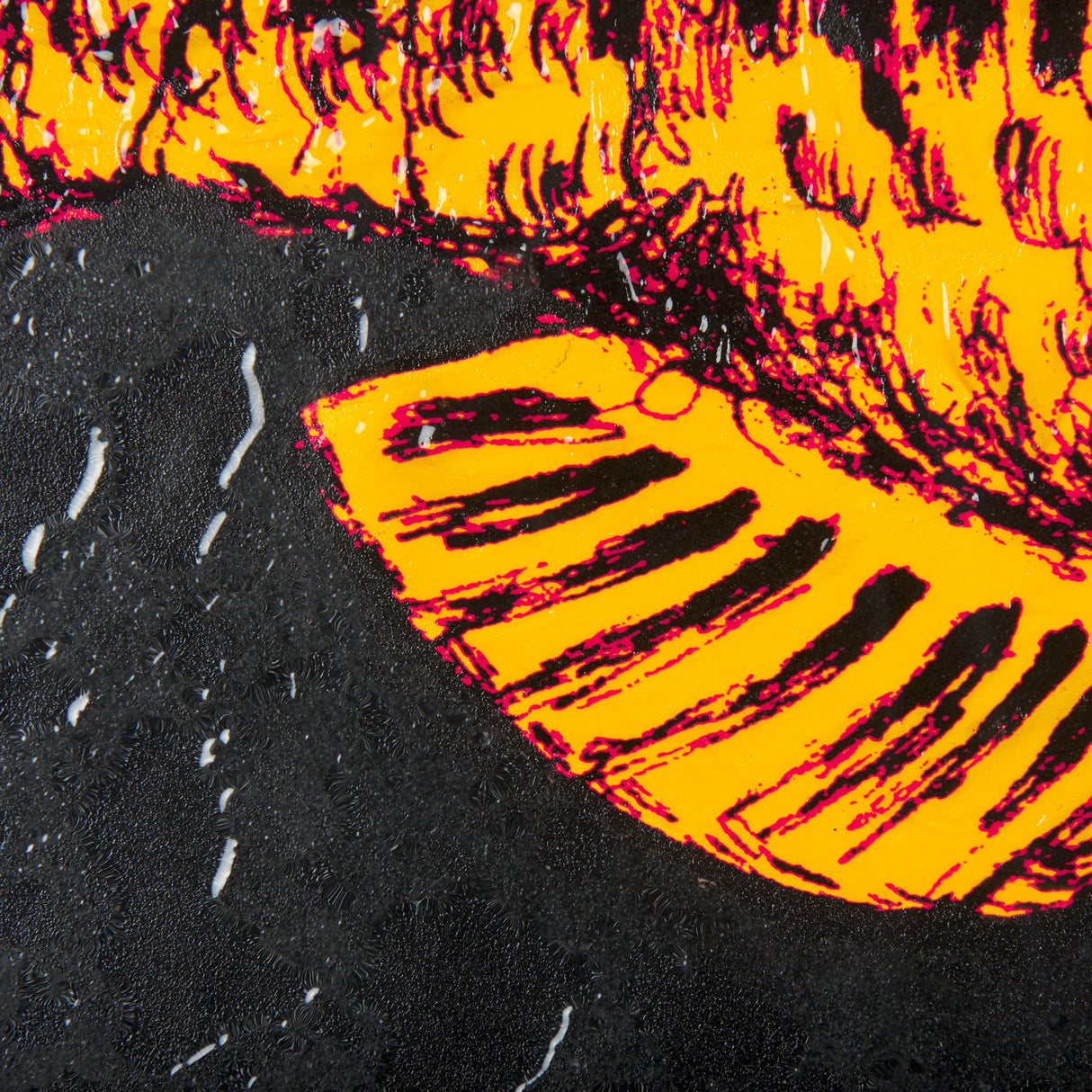 Largemouth Bass Orange by Mercana Studio a Hand Embellished Textured Framed Art Print by Mercana at Eve Furniture