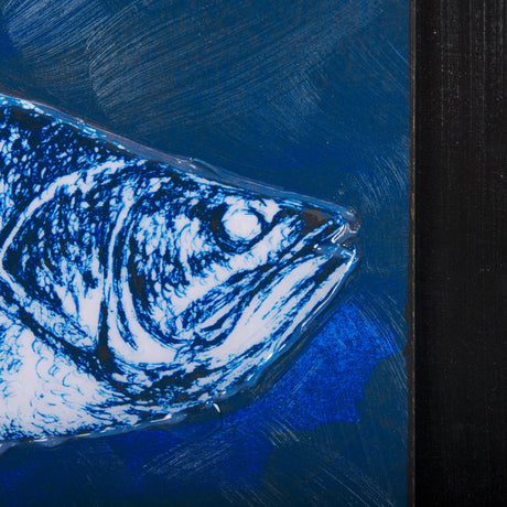 Largemouth Bass Print 4 in 1 by Mercana Studio a Hand Embellished Textured Framed Art Print by Mercana at Eve Furniture