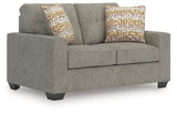 Larimer Iron Loveseat by Ashley at Eve Furniture