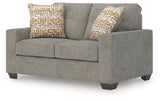 Larimer Iron Loveseat by Ashley at Eve Furniture