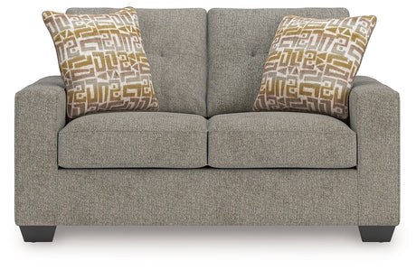 Larimer Iron Loveseat by Ashley at Eve Furniture