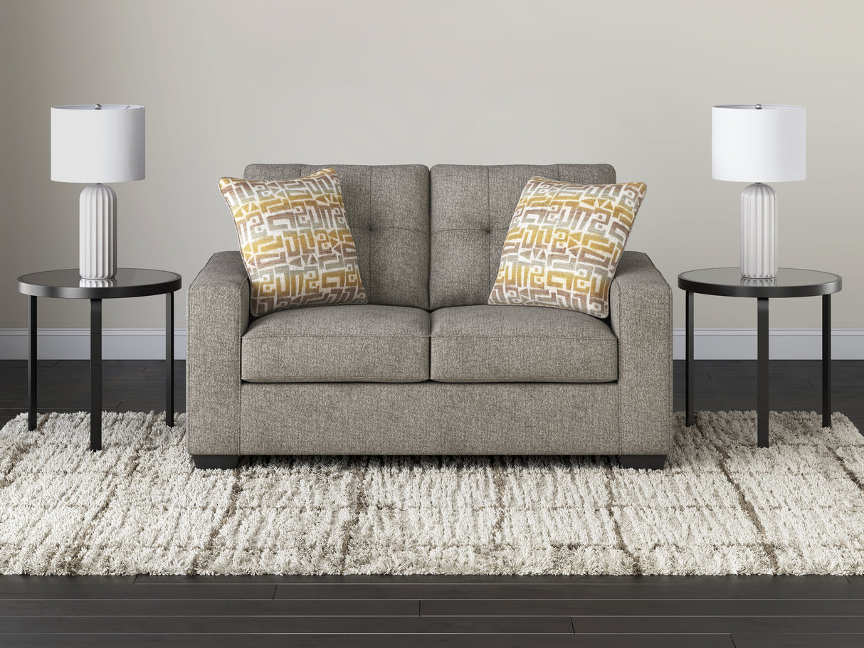 Larimer Iron Loveseat by Ashley at Eve Furniture