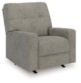 Larimer Iron Manual Recliner by Ashley at Eve Furniture