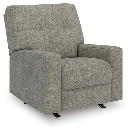 Larimer Iron Manual Recliner by Ashley at Eve Furniture