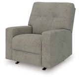 Larimer Iron Manual Recliner by Ashley at Eve Furniture