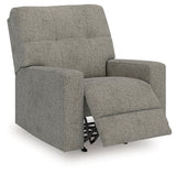 Larimer Iron Manual Recliner by Ashley at Eve Furniture
