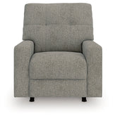 Larimer Iron Manual Recliner by Ashley at Eve Furniture