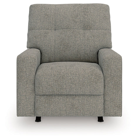 Larimer Iron Manual Recliner by Ashley at Eve Furniture