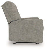 Larimer Iron Manual Recliner by Ashley at Eve Furniture