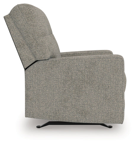 Larimer Iron Manual Recliner by Ashley at Eve Furniture