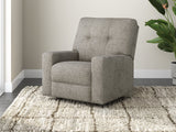 Larimer Iron Manual Recliner by Ashley at Eve Furniture