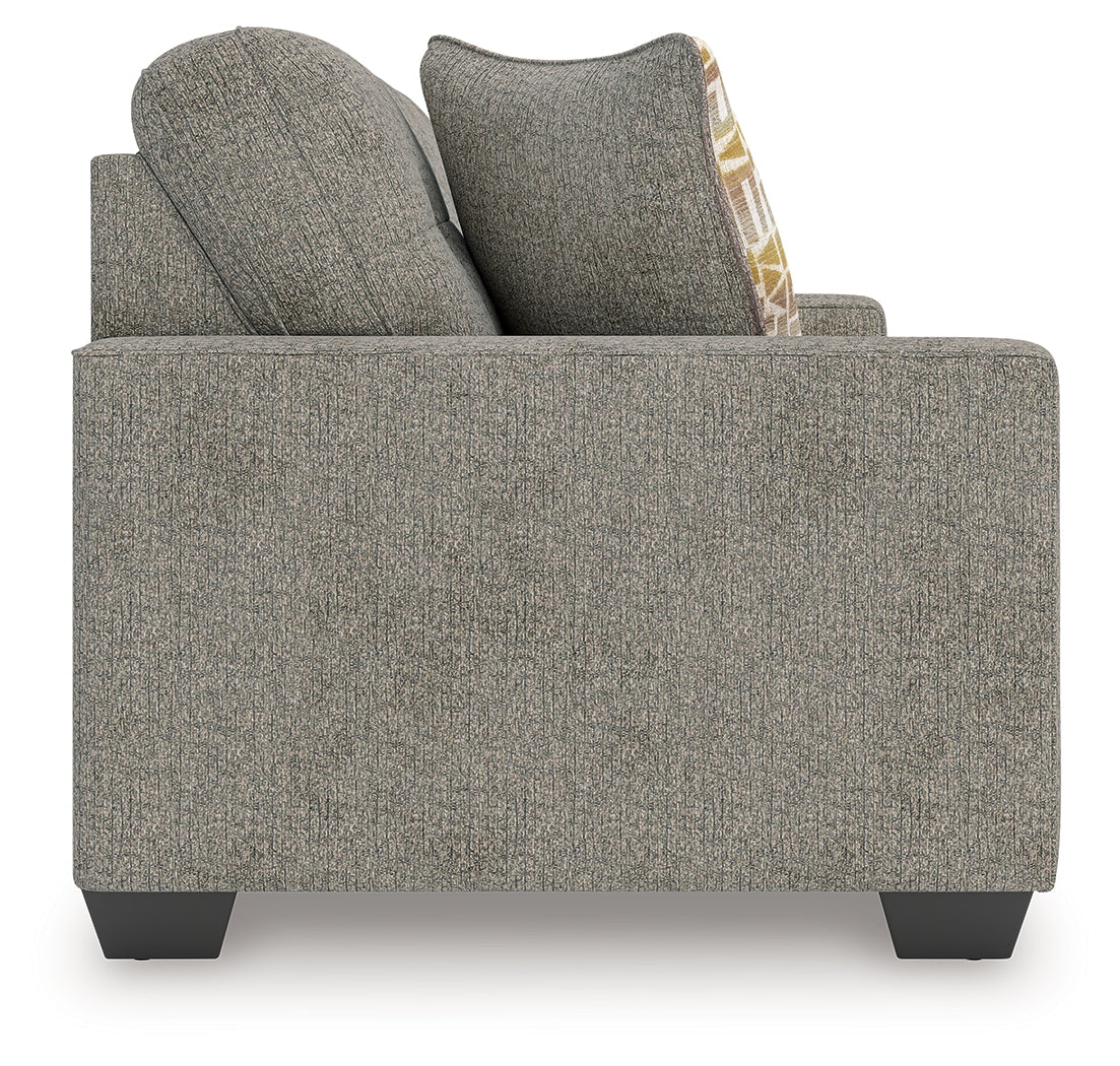 Larimer Iron Sofa and Loveseat by Ashley at Eve Furniture