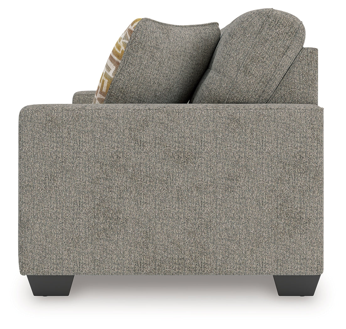 Larimer Iron Sofa and Loveseat by Ashley at Eve Furniture