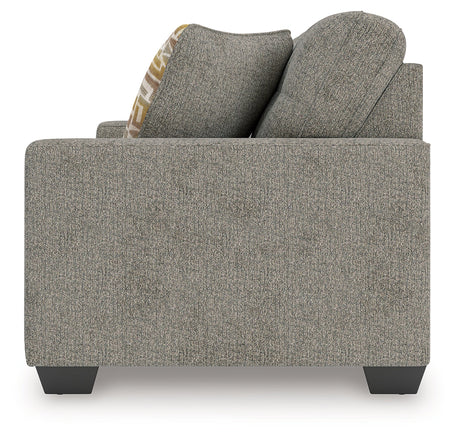 Larimer Iron Sofa and Loveseat by Ashley at Eve Furniture
