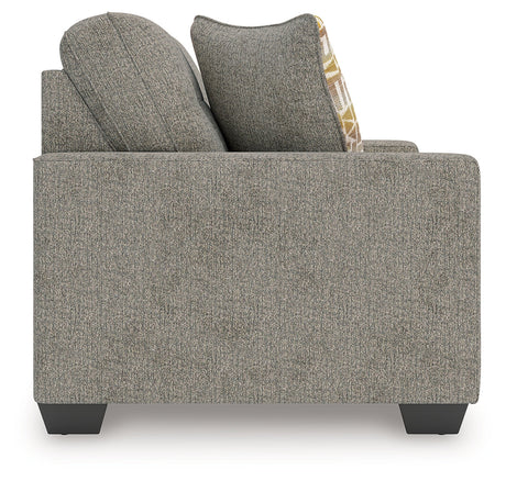 Larimer Iron Sofa and Loveseat by Ashley at Eve Furniture