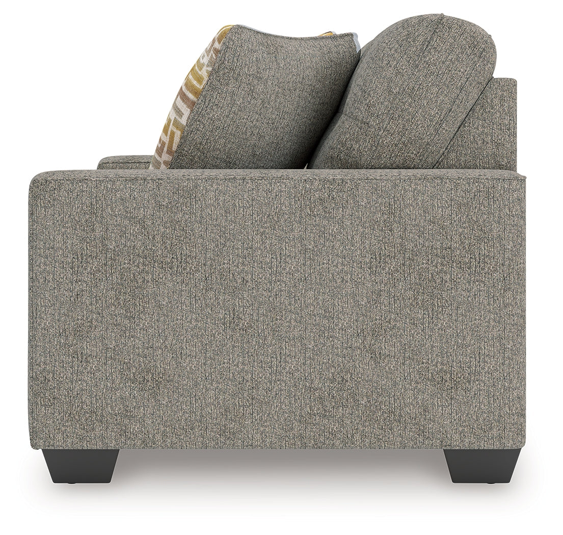 Larimer Iron Sofa and Loveseat by Ashley at Eve Furniture