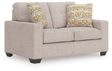 Larimer Stone Loveseat by Ashley at Eve Furniture