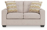 Larimer Stone Loveseat by Ashley at Eve Furniture