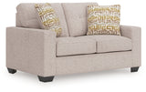 Larimer Stone Loveseat by Ashley at Eve Furniture