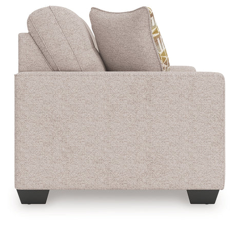 Larimer Stone Loveseat by Ashley at Eve Furniture