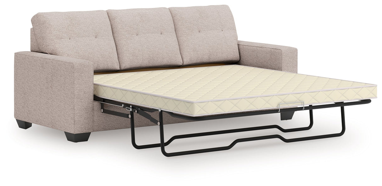 Larimer Stone Queen Sofa Sleeper by Ashley at Eve Furniture