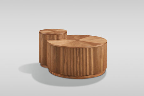 Larisa Brown Coffee table and End table by New Era Innovations at Eve Furniture