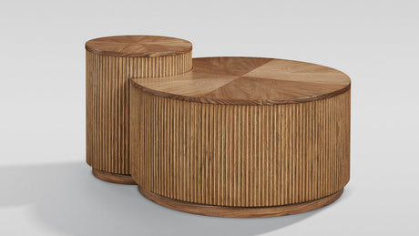 Larisa Brown Coffee table and End table by New Era Innovations at Eve Furniture