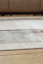 Larkport Cream/Brown/Gray Washable Large Rug by Ashley at Eve Furniture