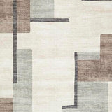 Larkport Cream/Brown/Gray Washable Medium Rug by Ashley at Eve Furniture