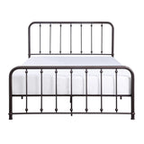 Larkspur Antique Bronze Queen Metal Platform Bed by Homelegance at Eve Furniture